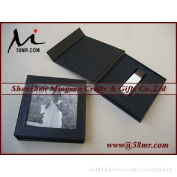 Custom USB Boxes Wedding Package Gift Box Holder with Magnet Closure